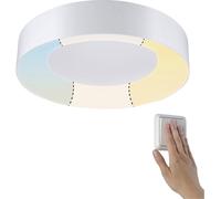 Paulmann Plafonnier LED Casca 78947 IP44 230V 25W 3200 lm 3000K rond blanc