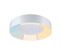 Paulmann Plafonnier LED Casca 78947 IP44 230V 25W 3200 lm 3000K rond blanc
