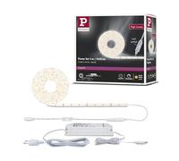 Bande LED 24V LED Strip dimmable Bande LED autocollante, interrupteur, transfo inclus, 50W 5500Lm blanc chaud 3000K, L 500 cm