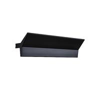 Paulmann 79509 Applique LED Stine Gradable sur 3 niveaux 2700K 1400lm/410lm 230V 13/1x4W gradable Lèche-mur noir mat lampe murale