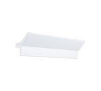 Paulmann 79510 Applique LED Stine Gradable sur 3 niveaux 2700K 1400lm/410lm 230V 13/1x4W gradable Lèche-mur Blanc dépoli lampe murale