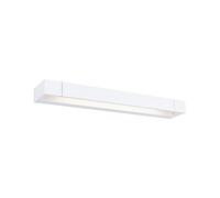 Paulmann 79516 plafonnier LED applique Lucille IP44 gradable éclairage plafond Blanc, éclairage salon Alu
