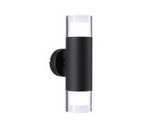 Paulmann 79560 Selection Bathroom Mur et Plafonnier Kame IP44 3000K 2x460lm 230V 2x4W Noir signal
