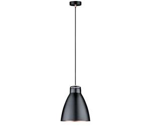 Paulmann 79609 Neordic Roald Luminaire suspendu, max. 1x20W, E27, Noir mat/Gris, 230V, Métal/Marbre