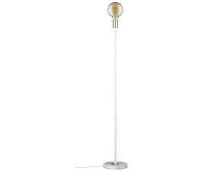 Paulmann 79615 Neordic Nordin Lampadaire, max. 1x20W, E27, Blanc/Doré mt, 230V, Marbre/Métal