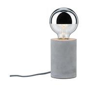 Paulmann Lampe de table Neordic Mik 79621 LED E27 20 W gris béton