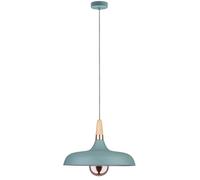 Paulmann 79655 Neordic Juna suspension max 1x20W E14 Vert satiné/Cuivre/Bois 230V, Métal/Bois, 340mm 34,2 cm x 34,2 cm x 110 cm