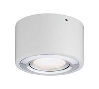 Paulmann 79708 plafonnier LED Argun rond orient. incl. 1x4,8W gradable éclairage plafond Alu brossé éclair. salon Métal, plast. éclair. couloir 3000K