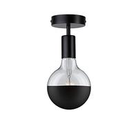 Paulmann 79760 plafonnier Neordic Matja rond max. 20 watts éclairage de plafond Noir éclairage de salon Métal éclairage de couloir E27