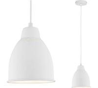 Neordic Luminaire en suspension Hilla E27 max. 40W Blanc gradable Métal Blanc G