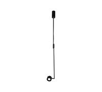 Paulmann 79772 LED Suspension Puric Pane 600lm 3-Step-Dim réglable en Hauteur INCL. 1x9,5W gradable luminaire Suspendu Noir Métal 2700K, 9.5 W