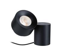 Paulmann Lampe à poser LED Puric Pane 79776 gradable sur 3 niveaux 1x3W 2700K Noir