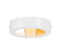 Paulmann 79790 Panneau LED Carpo rond incl. 1x10,2 watts gradable éclairage de plafond Blanc dépoli plafonnier Métal éclairage de salon 2300 K