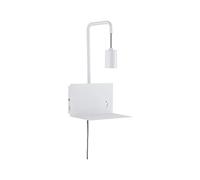 Paulmann 79812 Liseuse murale Calvani max. 40 watts Lampe de lecture murale Blanc Éclairage de lecture Métal Éclairage mural E27
