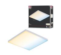 Paulmann 79825 Panneau LED Velora carré incl. 1x10,5 Watt dimmable Deckenlampe Blanc dépoli Panneau lumineux métal Deckenlicht 2700 K
