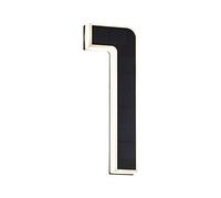 Paulmann Éclairage solaire pour numéro de maison 79842 0.20 W blanc chaud noir