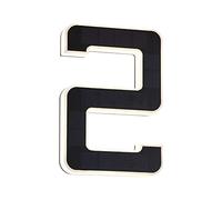 Paulmann 79843 Eclairage solaire pour numéro de maison 0.20 W blanc chaud noir