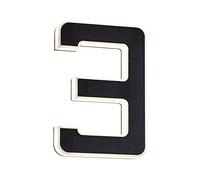 Paulmann 79844 Eclairage solaire pour numéro de maison 0.20 W blanc chaud noir