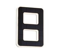 Paulmann 79849 Eclairage solaire pour numéro de maison 0.20 W blanc chaud noir