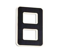 Paulmann 79849 Eclairage solaire pour numéro de maison 0.20 W blanc chaud noir