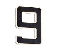 Paulmann Éclairage solaire pour numéro de maison 79850 0,20 W blanc chaud noir