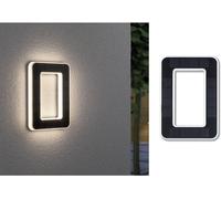 Paulmann Éclairage solaire pour numéro de maison 79851 – 0,20 W – blanc chaud – noir