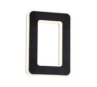 Paulmann Éclairage solaire pour numéro de maison 79851 – 0,20 W – blanc chaud – noir