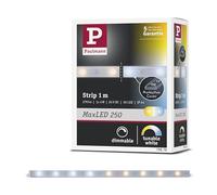 Paulmann 79878 MaxLED Bande lumineuse à LED 250 Blanc tunable Protection IP44 1 m 2700 K