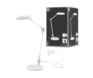 Paulmann 79884 Lampe de bureau LED Numis White Switch Fonction de charge Qi incl. 1x11 watts gradable blanc aluminium, plastique 2 700-6 500 K