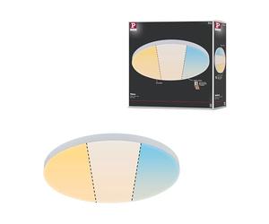 Paulmann 79893 panneau LED Velora rond 400 mm 2130lm White Switch Blanc rond plafonnier Métal 3000 K