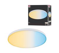 Paulmann 79895 Panneau LED Velora Zigbee Smart Home 400 mm rond incl. 1x22 W gradable Tunable White Commande de la lumière blanche plafonnier 2700 K