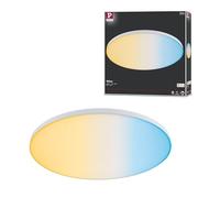 Paulmann 79896 Panneau LED Velora Zigbee Smart Home 600 mm rond incl. 1x32 W gradable Tunable White Commande de la lumière blanche plafonnier 2700K
