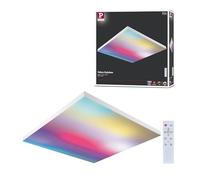 Paulmann 79906 LED Panel Velora Rainbow eckig incl. 1x31 W Dimmable dynamicRGBW Farbsteuerung white Metall Ceiling light 3000 K