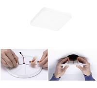 Paulmann 79935 panneau LED panneau encastré Veluna VariFit Edge 90x90 mm carré blanc lumière du jour Blanc synthétique système d'éclairage 4000 K