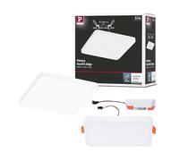 Paulmann Panneau encastré LED VariFit Veluna Edge IP44 carré 120x120 mm 8,5W 650 lm 4000K Blanc