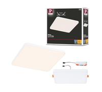 Paulmann 79943 panneau LED panneau encastré Veluna VariFit Edge 160x160 mm carré Blanc chaud Blanc synthétique système d'éclairage 3000K