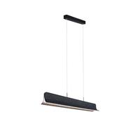 Paulmann 79982 Luminaire en suspension LED 3-Step-Dim Noyan 2x24W Anthracite 2700 K luminaire en feutre 3400lm