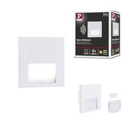 Paulmann 79999 Encastré mural LED Tsaro carré 80x36 mm 1W 80lm 230V 2700K Blanc dépoli
