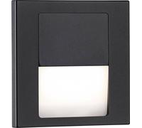 Paulmann 80001 Tsaro eckig 80x36mm Luminaire mural encastré LED 1 W noir (mat)