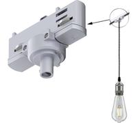 Paulmann 91385 Elément pour système déclairage sur rail haute tension Suspension pendulaire ProRail3 argent