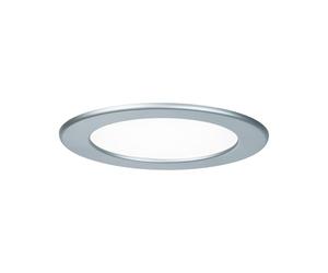 Paulmann 92071 Kit encastrés Quality Panneau LED, rond, 1x12W, 4000K, 230V, 170mm, Chrome mat/Plastique