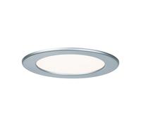 Paulmann 92074 Kit encastrés Quality Panneau LED, rond, 1x12W, 2700K, 230V, 170mm, Chrome mat/Plastique
