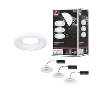 Paulmann 92248 Spot encastré LED Sormus IP65 rond 100mm 3x4,8/1,5W 560lm / 180lm 230V 3000K Blanc