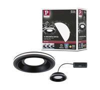 Paulmann 92251 Spot encastré LED Sormus IP65 rond 100mm 4,8/1,5W 560lm / 180lm 230V 3000K Noir