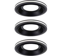 Paulmann 92252 Sormus Luminaire à LED encastrable LED 4.8 W noir