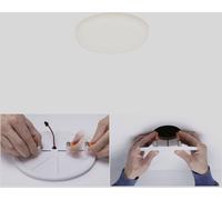 Paulmann 92387 EB Panel Veluna VariFit Luminaire à LED encastrable 4.50 W satin