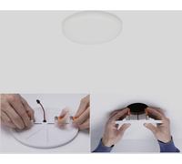 Paulmann Luminaire encastrable LED Veluna VariFit 92390 EB 4,5 W 75 mm rond satiné