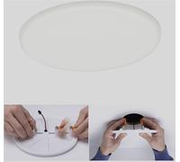 Paulmann 92392 EB Panel Veluna VariFit Luminaire à LED encastrable LED LED intégrée 17.50 W satin