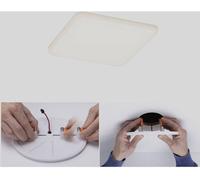 Paulmann 92394 EB Panel Veluna VariFit Luminaire à LED encastrable LED 8.50 W satin