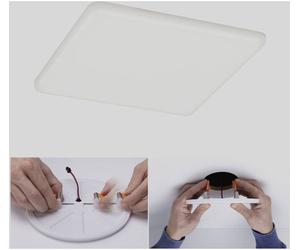 Paulmann 92398 EB Panel Veluna VariFit Luminaire à LED encastrable 17.50 W satin